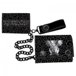 Porte Feuille avec Chaine Rock Band