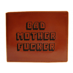 Porte Monnaie Pulp Fiction Bad Mother Fucker Brodé en Cuir
