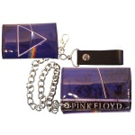 Porte Feuille avec Chaîne Pink Floyd Dark Side Bleu Nuit