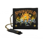 Porte Feuille Simpsons avec Chaîne Bikers Bart & Co.