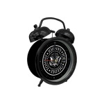 Réveil Horloge noir Ramones Logo