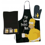 Set de Cuisine Simpsons Torchon Gant Tablier Homer The Last Perfect Man