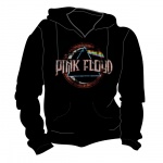 Sweat-Shirt Capuche Pink Floyd Logo Dark Side Circulaire vintage