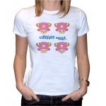 T-Shirt One Piece Chopper's Mood Blanc Femme
