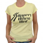 T-Shirt Bon Jovi Slippery When Wet Femme
