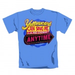 T-Shirt Yellowcard Anytime Bleu