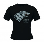 T-Shirt Le Trône de Fer Winter Is Coming Logo Femme
