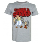 T-Shirt Astérix et Obélix Servent le Dîner Gris