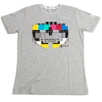 T-Shirt Joystick Junkies Invasion Will Not Be Televised Gris