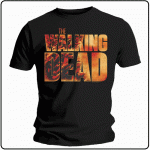 T-Shirt The Walking Dead Logo Vintage