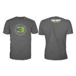 T-Shirt Call Of Duty Modern Warfare 3 Tampon Gris Foncé