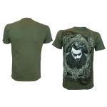 T-Shirt Batman The Dark Knight Le Joker Olive