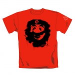 T-Shirt Joystick Junkies Mario Revolution Rouge