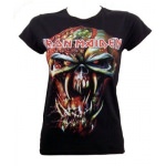 T-Shirt Iron Maiden Final Frontier Big Head Femme