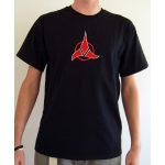 T-Shirt Stark Trek Embleme Klingon Rouge