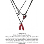 Collier Twilight Triple Chaine Hésitation Team Jacob