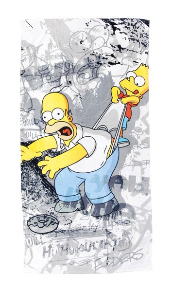 serviette_simpsons_homer_et_bart_why_you_little