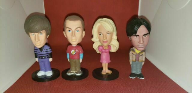 figurine-mini-bobble-head-big-bang-theory-pack-8cm | Logo Store